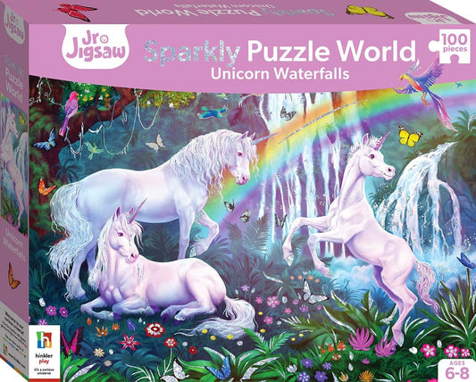 100 Piece Unicorn Waterfalls