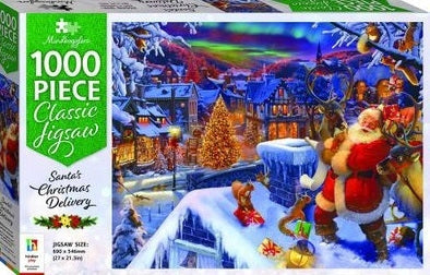 1000 Piece Santa's Christmas Delivery