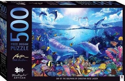 500 Piece Day of the Dolphins