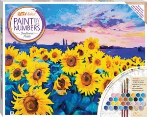 Paint by Numbers Canvas Sunflower Fields