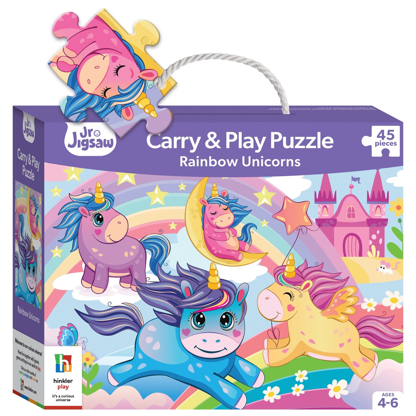 45 Piece Rainbow Unicorns
