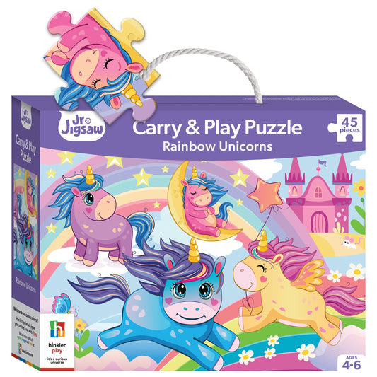 45 Piece Rainbow Unicorns
