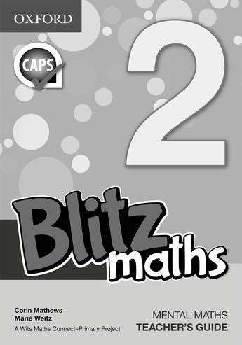 Blitz Mental Maths English Grade 2 Teachers Guide