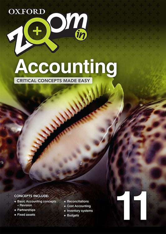 Zoom in Accounting Grade 11 Practice Book
