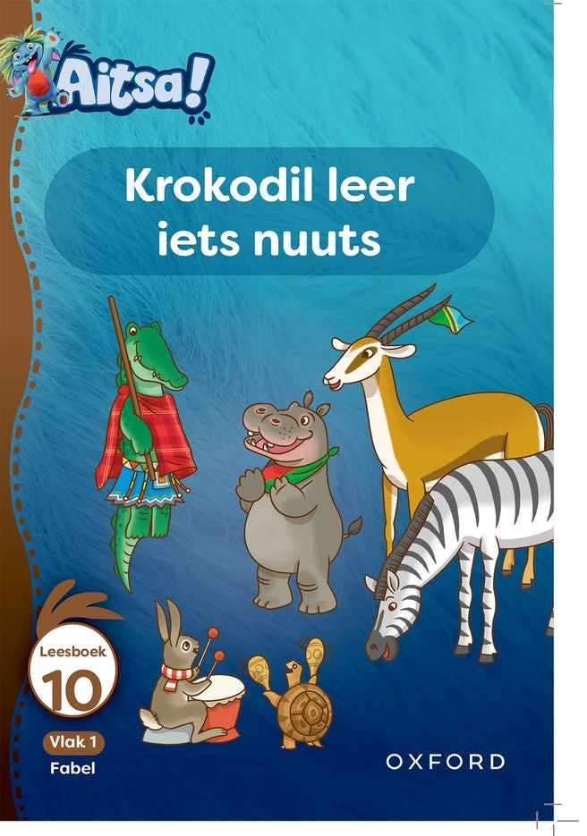 Aitsa! Vlak 1 Leesboek 10: Krokodil leer iets nuuts