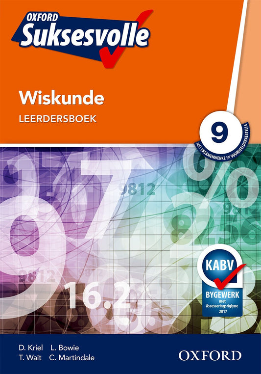 Oxford Suksesvolle Wiskunde Graad 9 Leerderboek