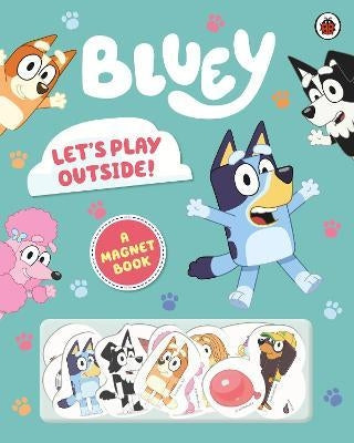 Bluey: Lets Play Outside Magnet Book & Toy