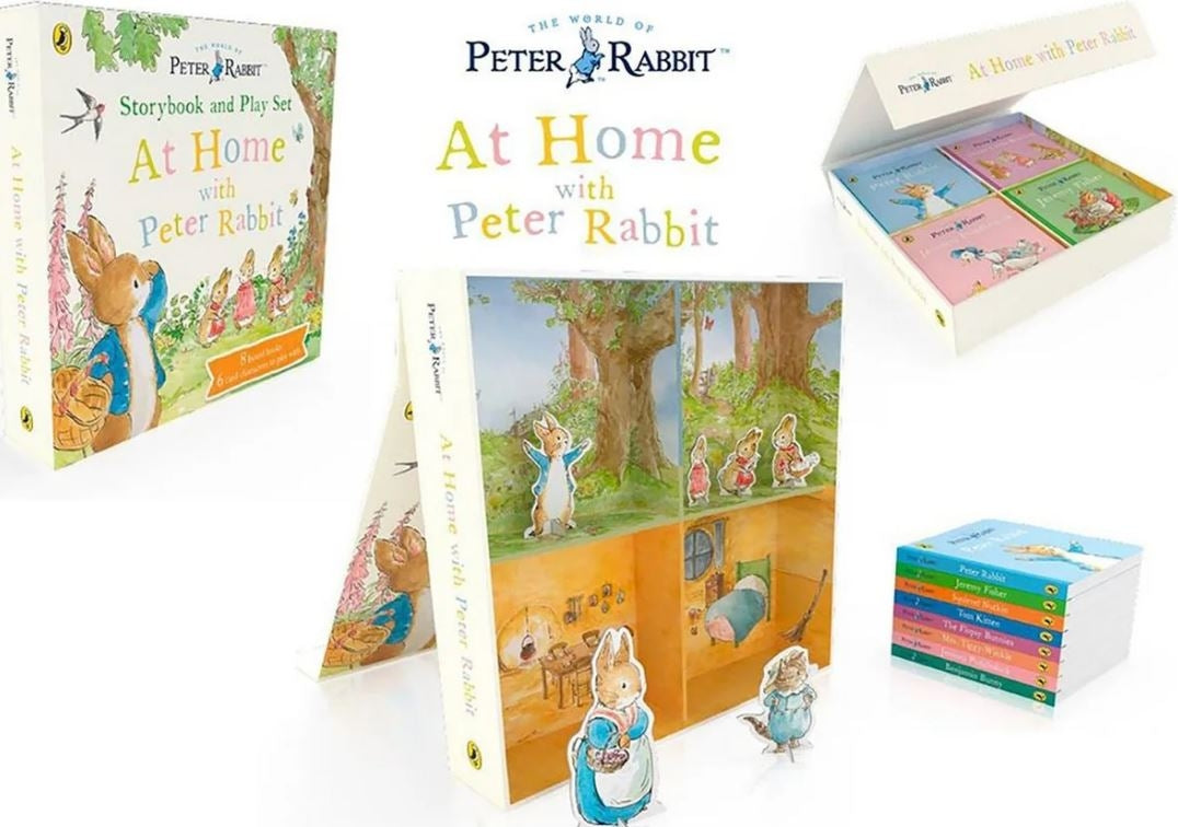 At Home With Peter Rabbit: 8 Book Set