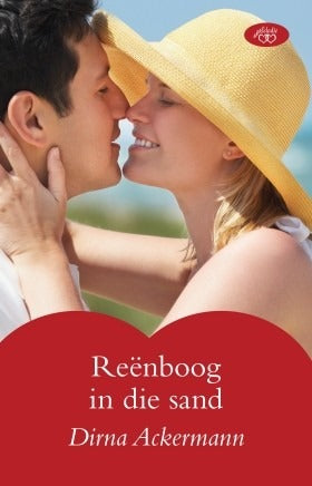 Reënboog in die sand