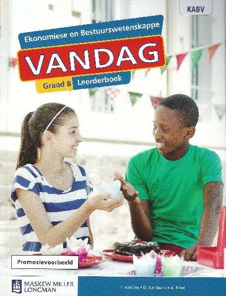 Ekonomiese en Bestuurswetenskappe Vandag Graad 8 Leerderboek