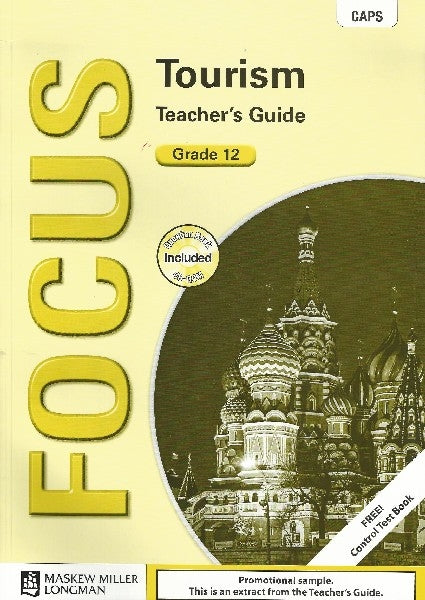 Focus Tourism Grade 12 Teachers Guide