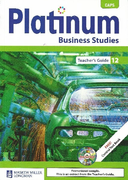 Platinum Business Studies Grade 12 Teachers Guide