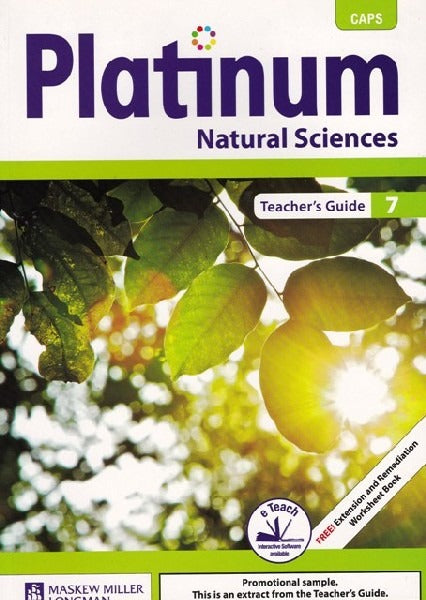 Platinum Natural Science Grade 7 Teachers Guide