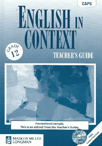 English in Context HL Grade 12 Teachers Guide