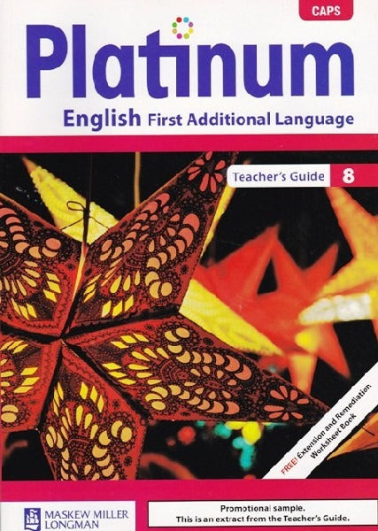 Platinum English FAL Grade 8 Teachers Guide