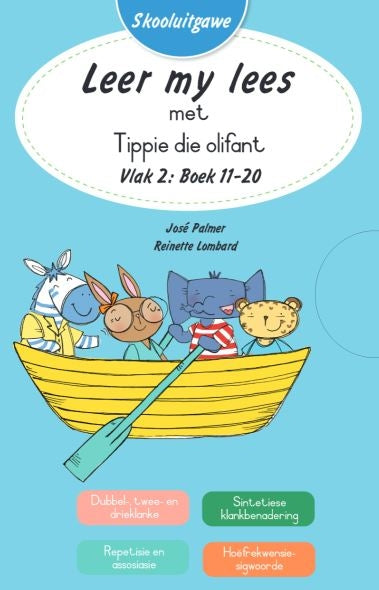 Leer my lees Vlak 2 Tippie Boekpak Skooluitgawe Boek 11 - 20