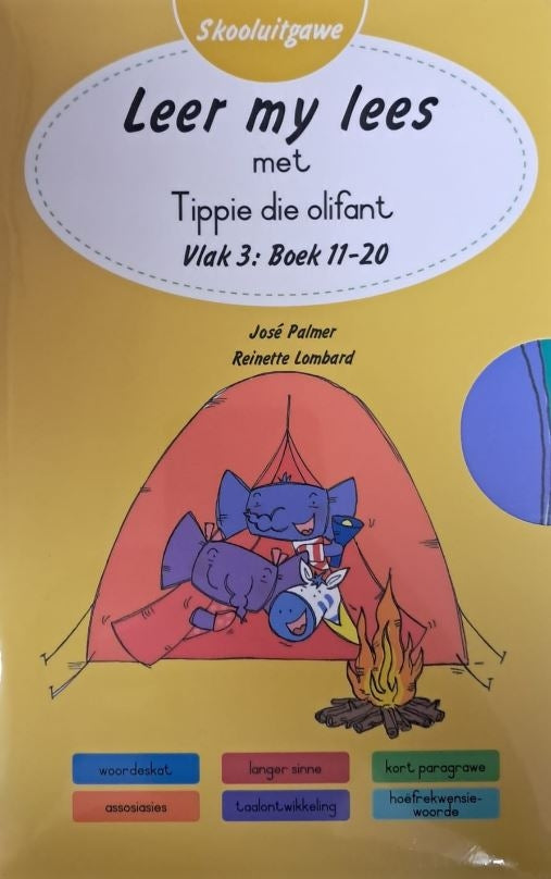 Leer my lees Vlak 3 Tippie Boekpak Skooluitgawe Boek 11 - 20