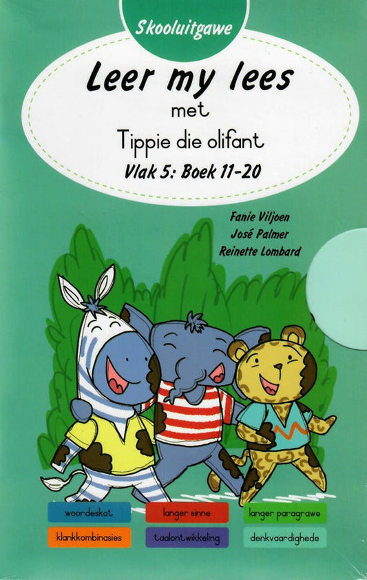 Leer my lees Vlak 5 Tippie Boekpak Skooluitgawe Boek 11 - 20