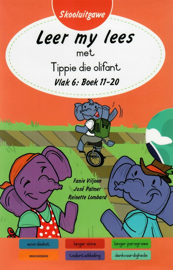 Leer my lees Vlak 6 Tippie Boekpak Skooluitgawe Boek 11 - 20