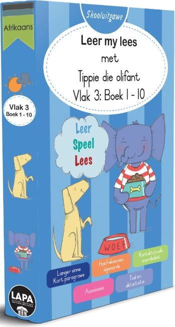 Leer my lees Vlak 3 Tippie Boekpak Skooluitgawe Boek 01 - 10