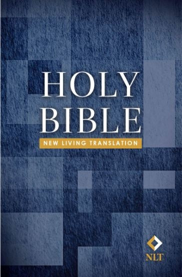 Bible NLT Blue Blocks Paperback Handy Size