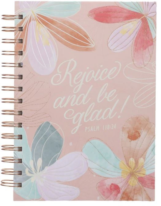 Rejoice and Be Glad Hardcover Wirebound Journal