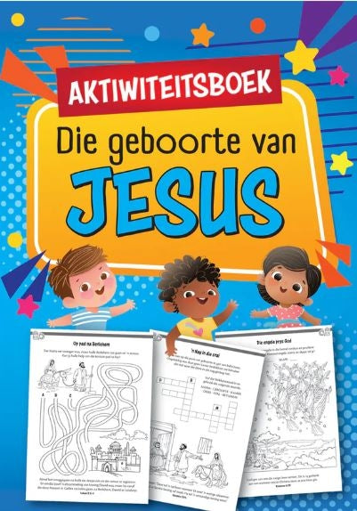 Die Geboorte van Jesus Aktiwiteitsboek