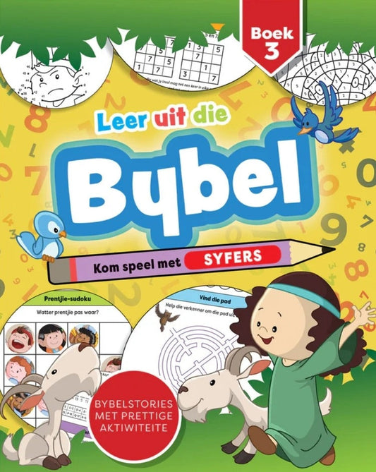 Leer uit die Bybel: Kom Speel met Syfers Boek 3