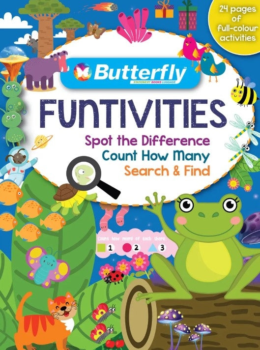 Funtivities Spot The Difference Search Find Count 24 Pages