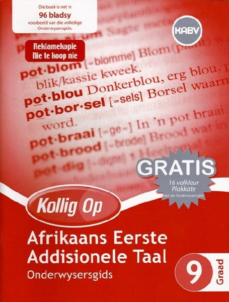 Kollig op Afrikaans EAT Graad 9 onderwysersgids