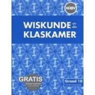 Wiskunde vir die Klaskamer Graad 10 Onderwysersgids