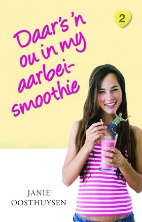 Daar`s `n ou in my aarbei smoothie 2