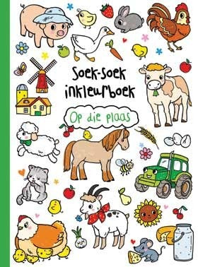 Soek-soek inkleurboek: Op die Plaas