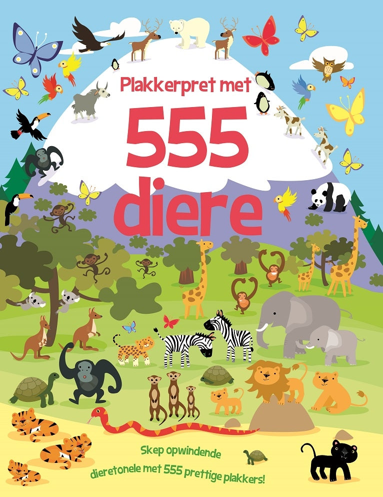 Plakkerpret met 555 diere