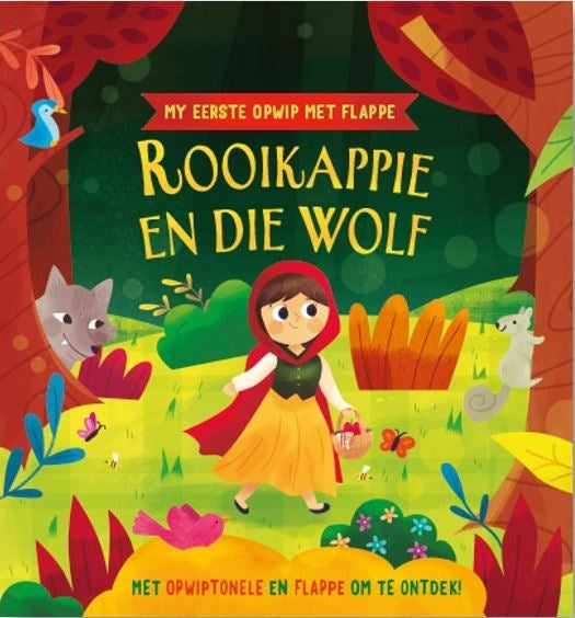 My eerste opwip met flappe: Rooikappie