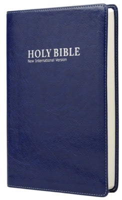 The Bible NIV Medium size Blue flexcover