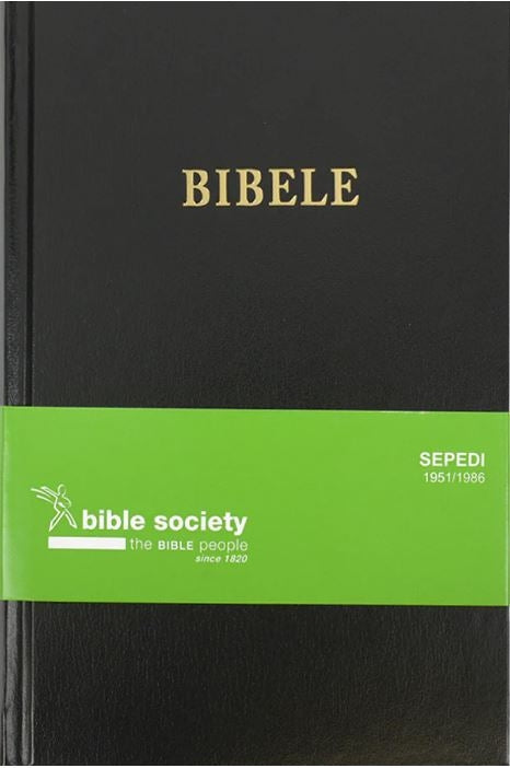Sepedi 1951 Bible Black Hardcover Red Edge