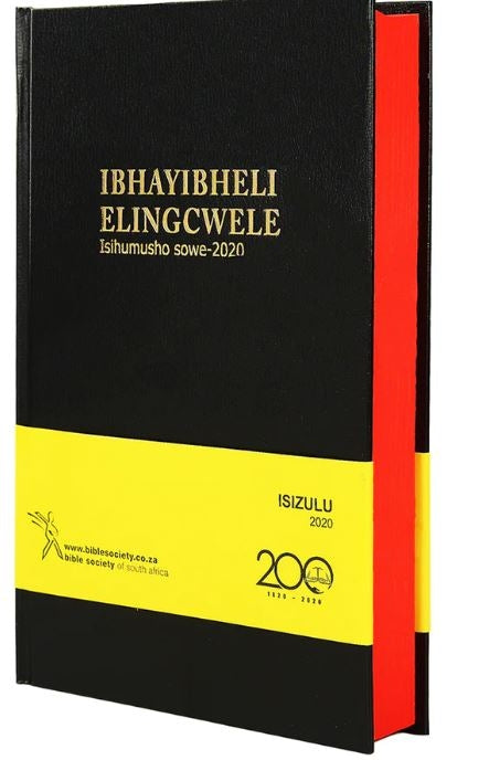 The Bible IsiZulu Black Hardcover Red Edge
