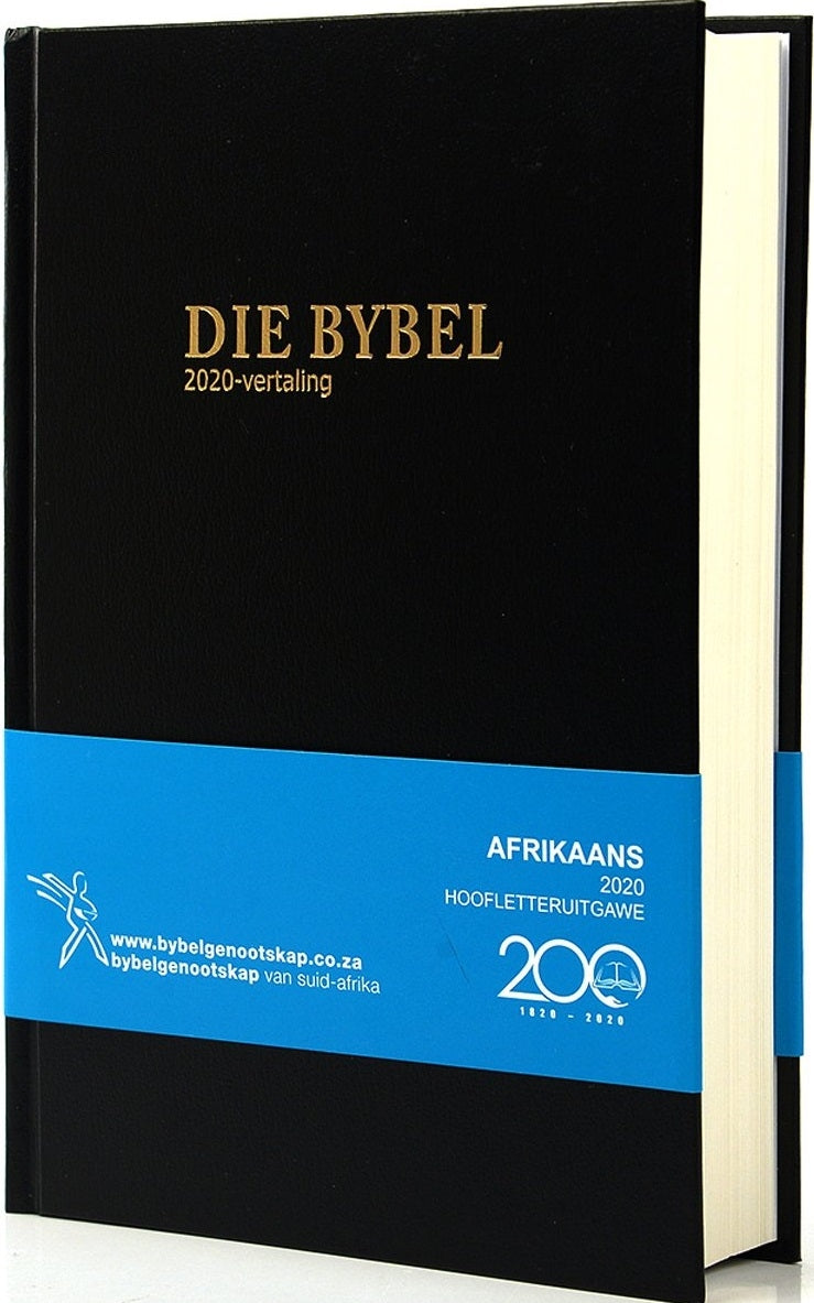 Die Bybel Hoofletter Uitgawe Medium Swart Hardeband