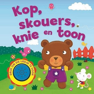 Kop, skouers, knie en toon klankboek