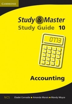 Study and Master Accounting Grade 10 Study Guide