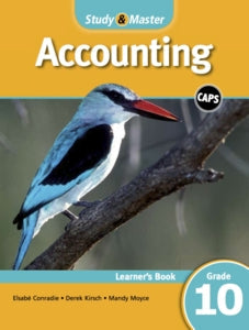 Study and Master Accounting Grade 10 Learners Book