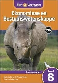 Ken & Verstaan Ekonomiese en Bestuurswetenskappe Graad 8 Onderwysersgids