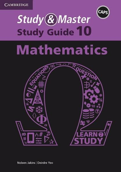 Study and  Master Mathematics Grade 10 Study Guide