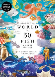 1000 Piece Around the World in 50 Fish