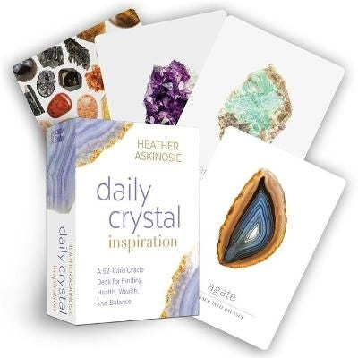 Daily Crystal Inspiration - A 52-Card Oracle Deck for Finding Health, Wealth and Balance