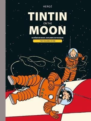 Tintin on the Moon 2 in 1 Bindup