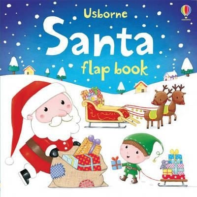 Santa Flap Board Book