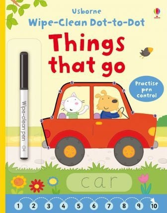 Wipe Clean Dot-to-dot Things that Go