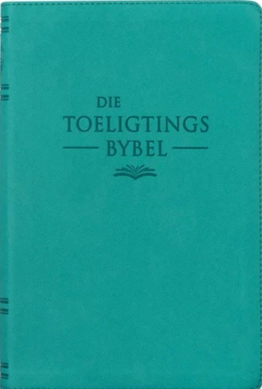 Die Toeligtings Bybel Blougroen Kunsleer